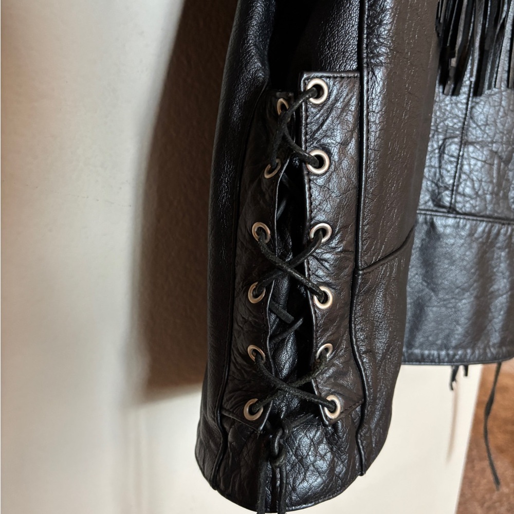 Unik Leather Men’s Motorcycle Jacket - Picture 8 of 13